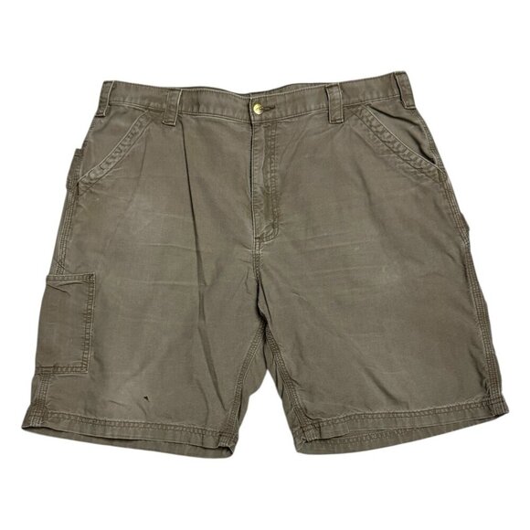 CARHARTT Casual Khaki Work Summer Shorts Mens XL 38" - Picture 2 of 6